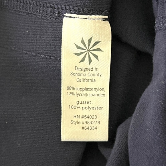 Athleta Navy Leggings with Royal Blue Stripe Size Small - Picture 6 of 9